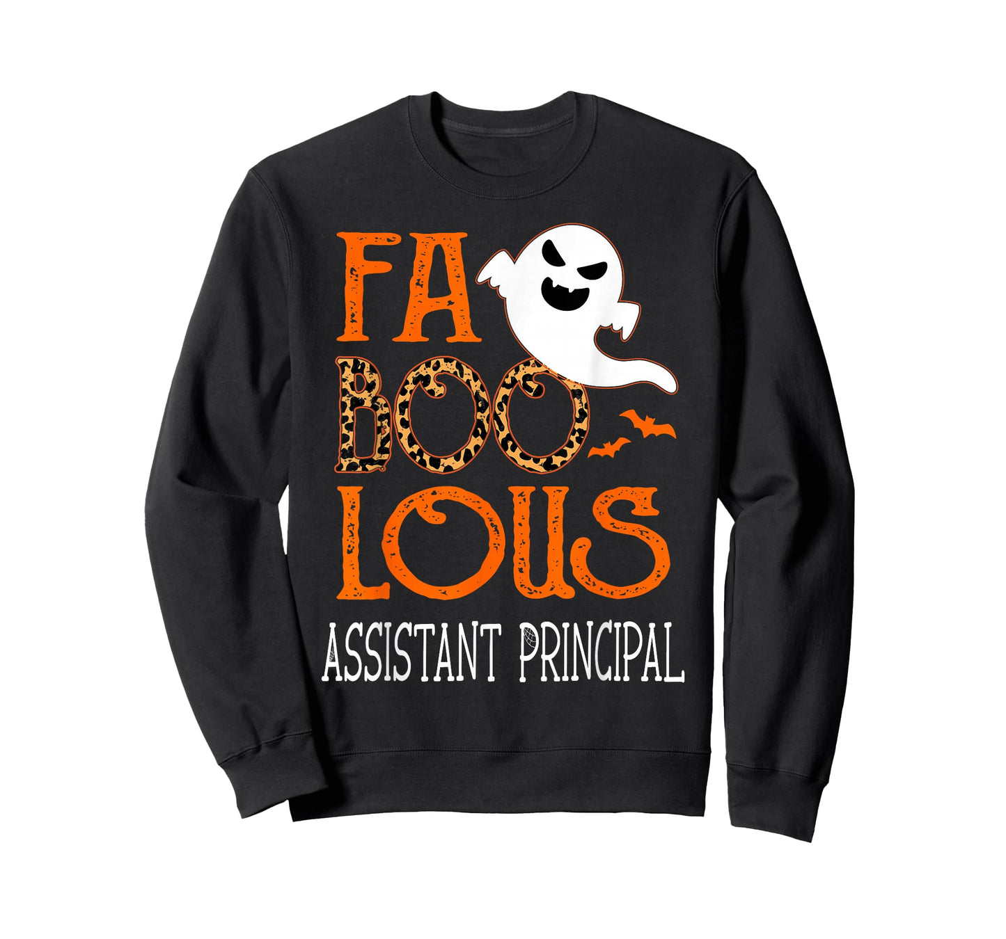 faboolous Assistant Principal on Halloween Party Funny Ghost T-Shirt