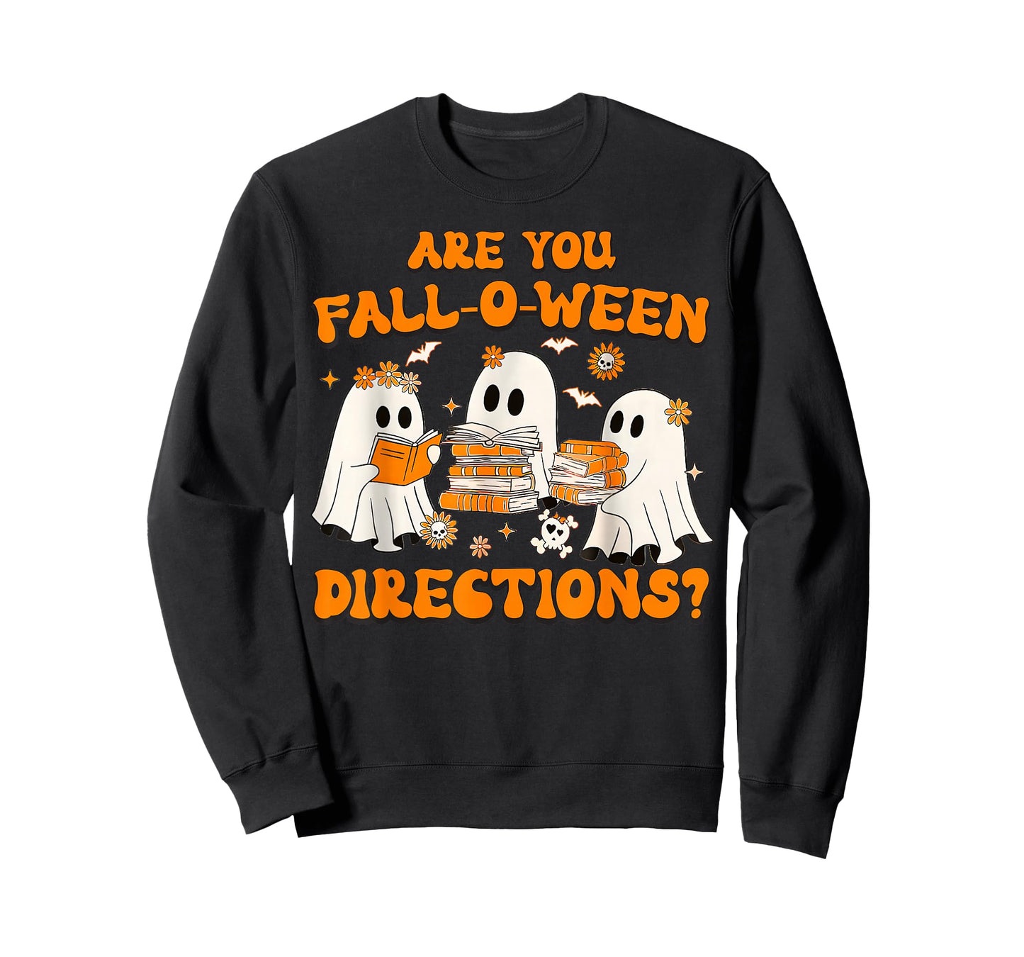 are You Fall O Ween Directions Ghost Teacher Halloween T-Shirt
