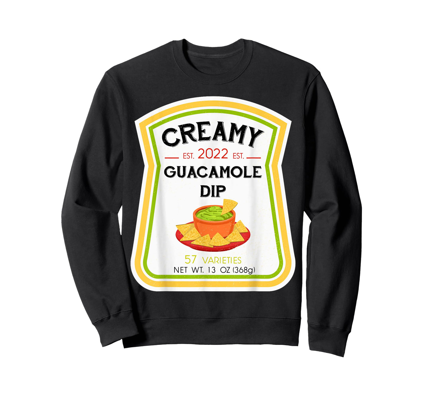 Guacamole Dip Bottle Label Halloween 2022 Couples Costume T-Shirt