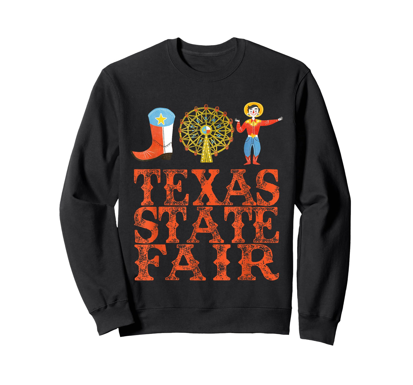 TEXAS FAIR, STATE FAIR COWBOY, FERRIS WHEEL, COUNTY FAIR T-Shirt