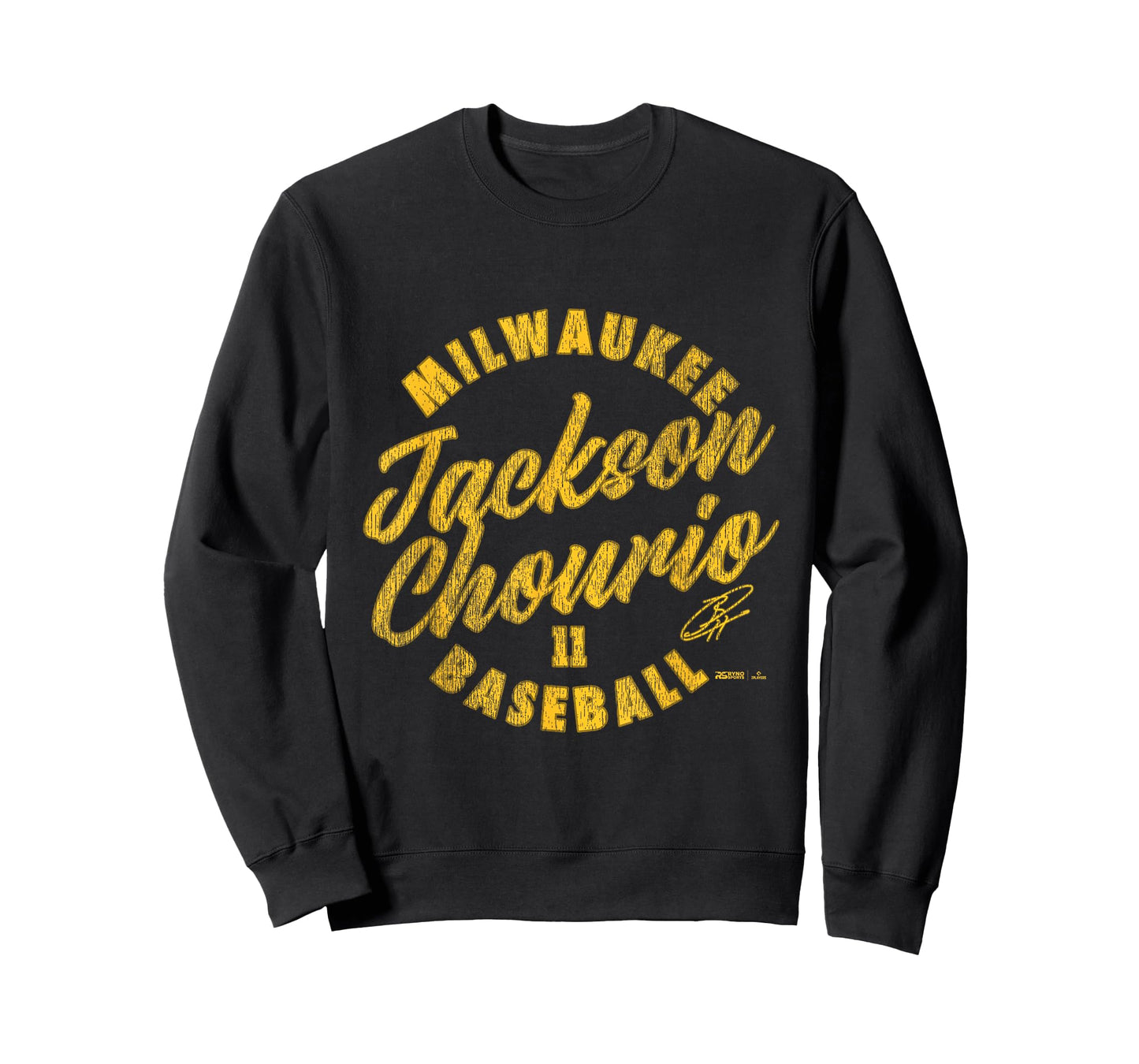 Jackson Chourio Milwaukee Baseball Vintage Curisve MLBPA T-Shirt