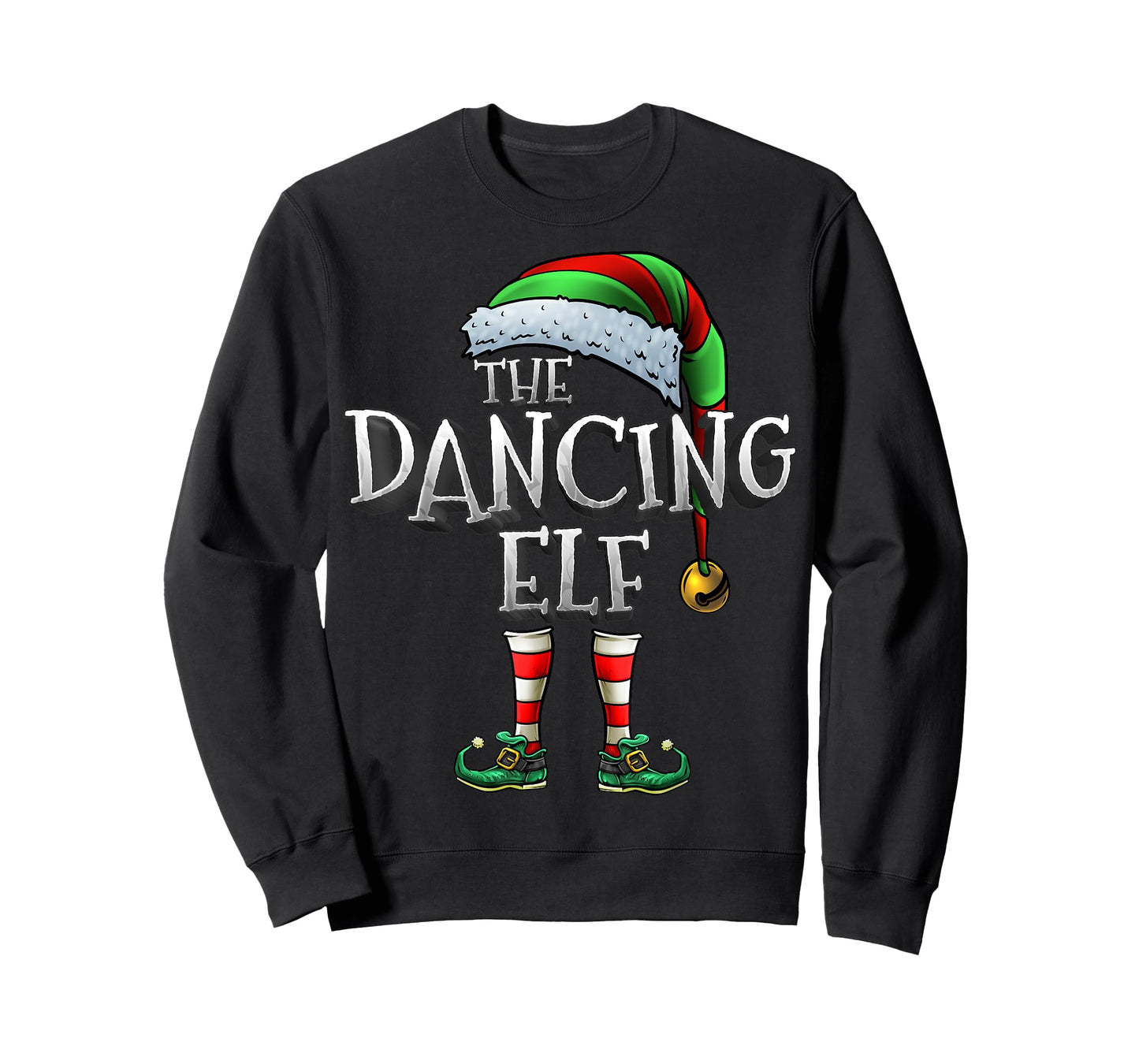 The Dancing Elf Shirt Matching Family Dancing Christmas Elf T-Shirt
