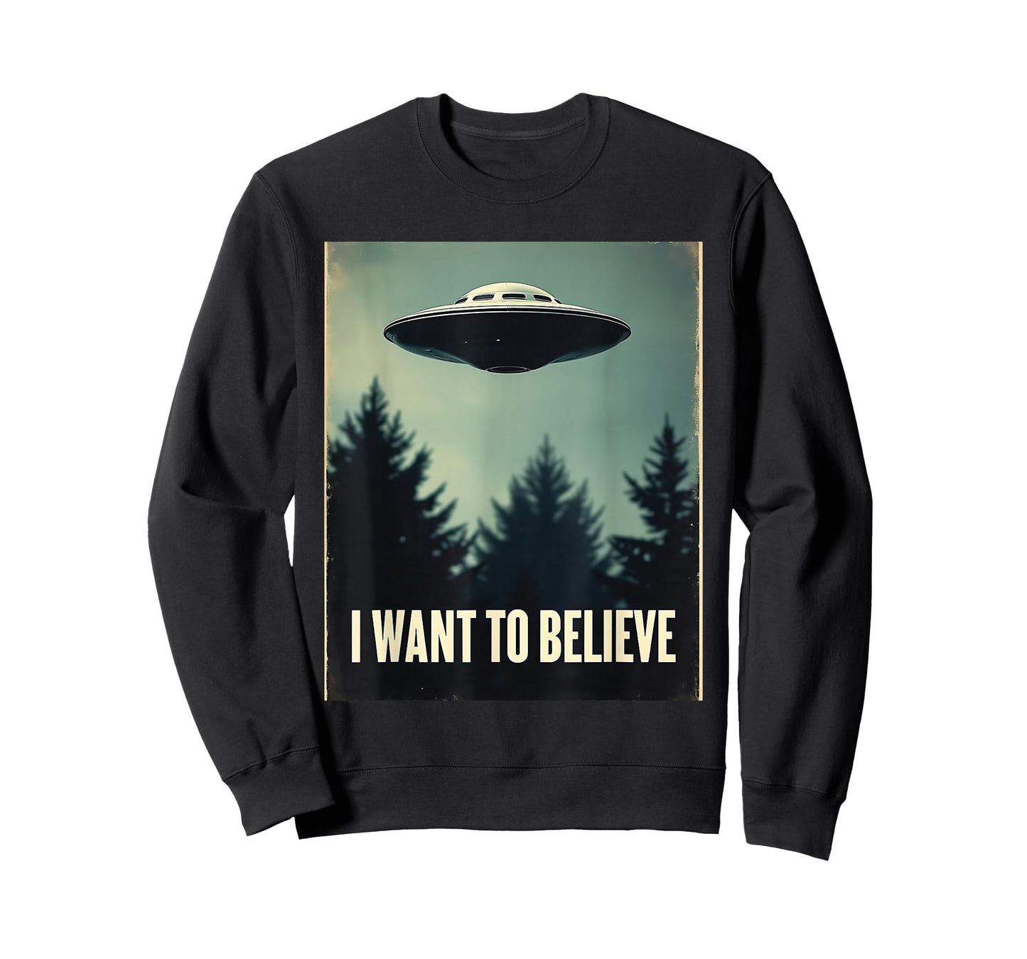 I Want To Believe Classic UFO Retro Photo Dream Encounter T-Shirt