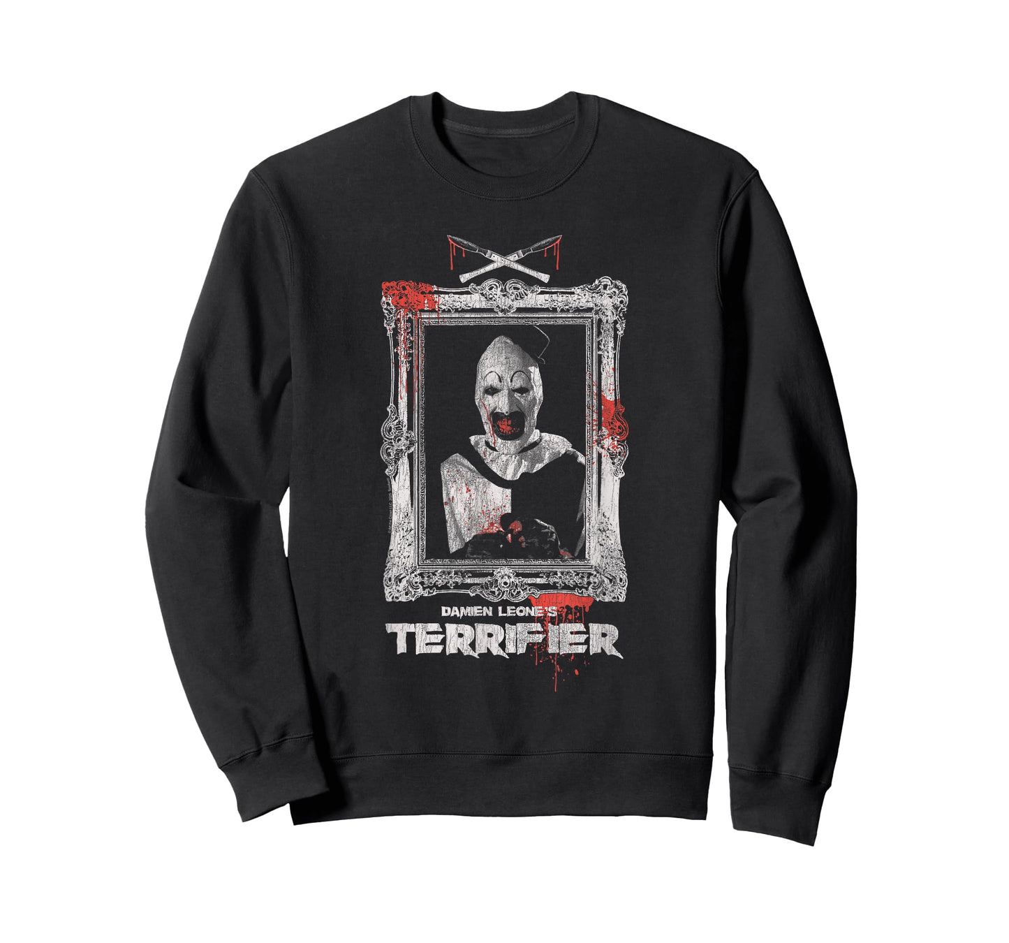 Terrifier Art The Clown Bloody Fancy Frame Horror Movie T-Shirt