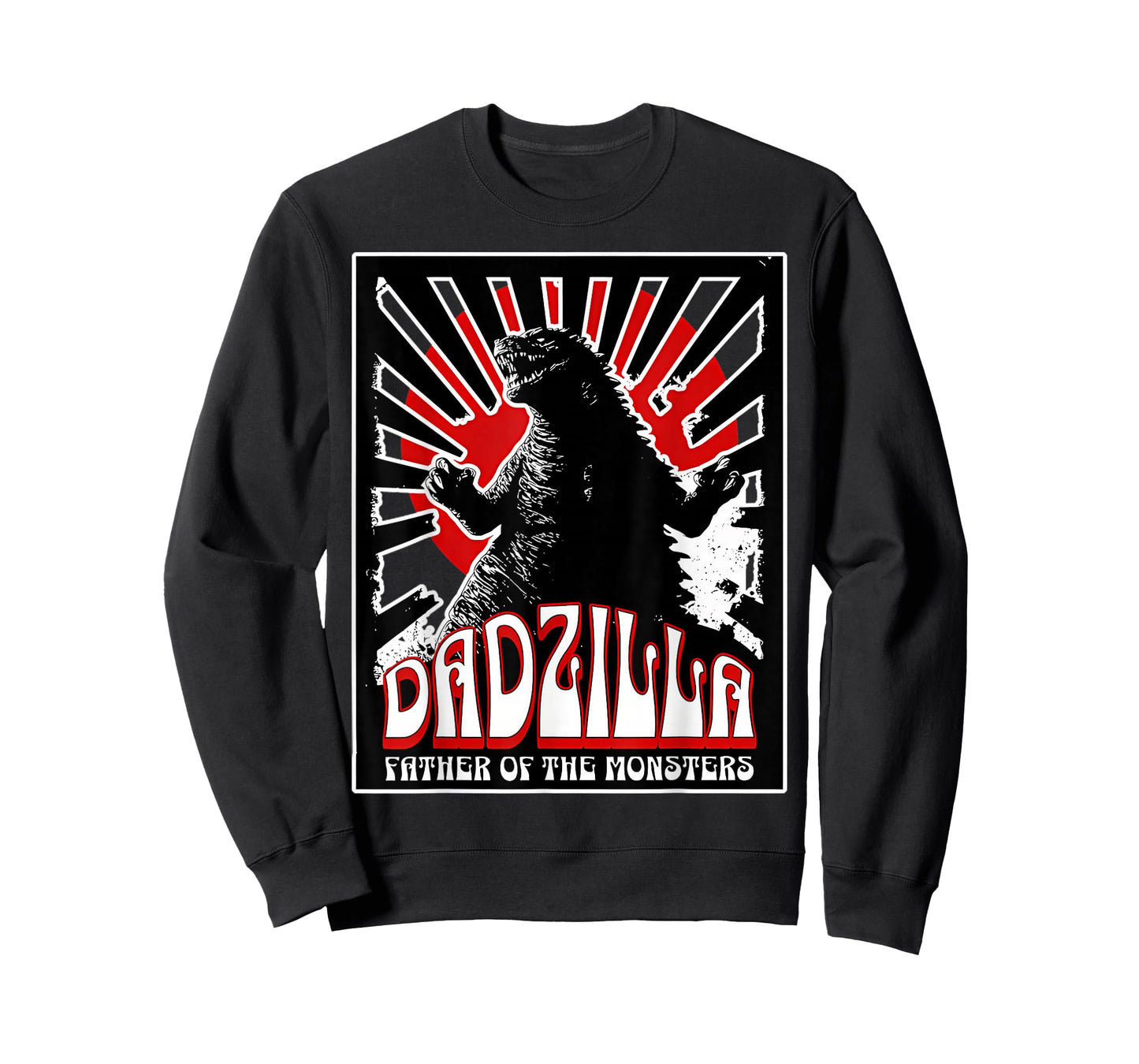 Vintage Dadzilla Father Of The Monsters Fathers Day T-Shirt