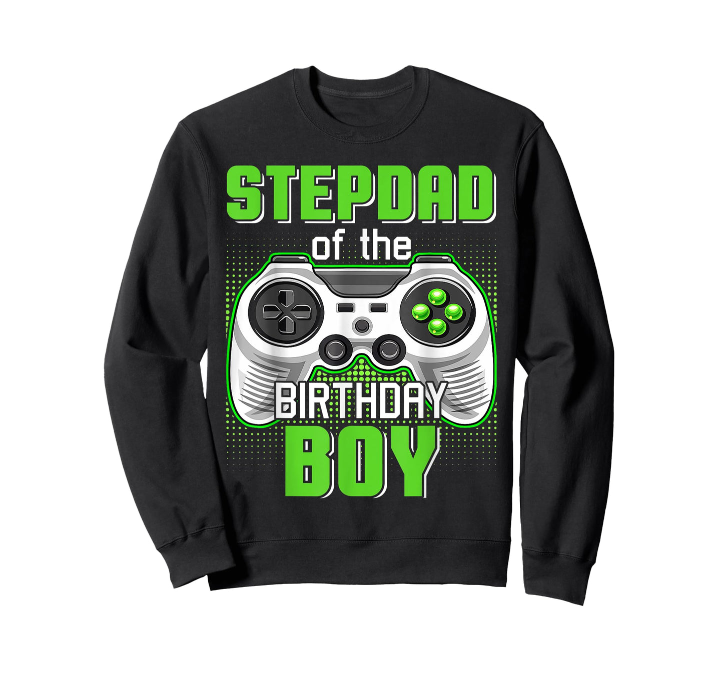 Stepdad Of The Birthday Boy Video Game B-Day Top Gamer Party T-Shirt