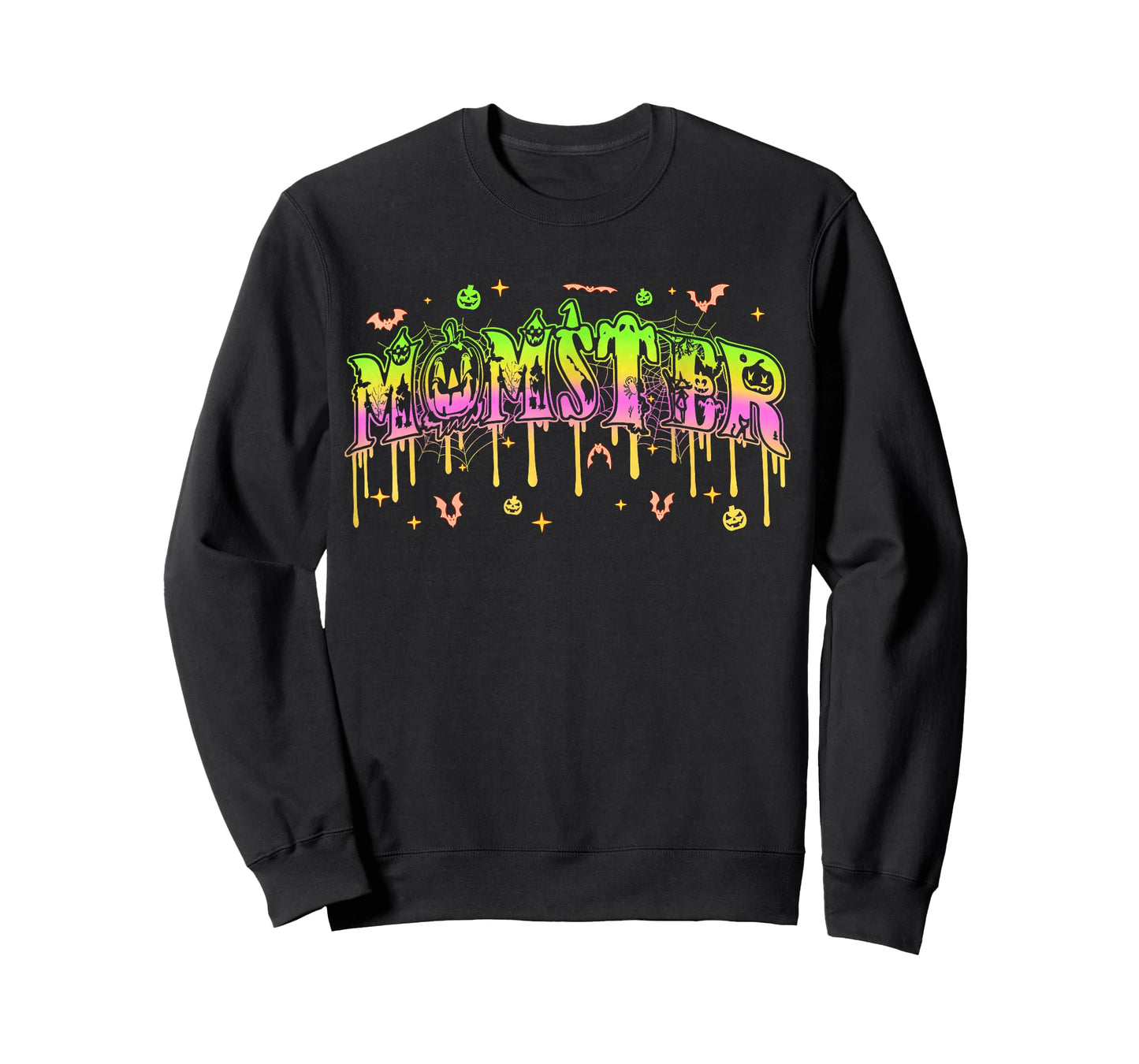 Cool Momster Drip Halloween Spooky Vibes T-Shirt
