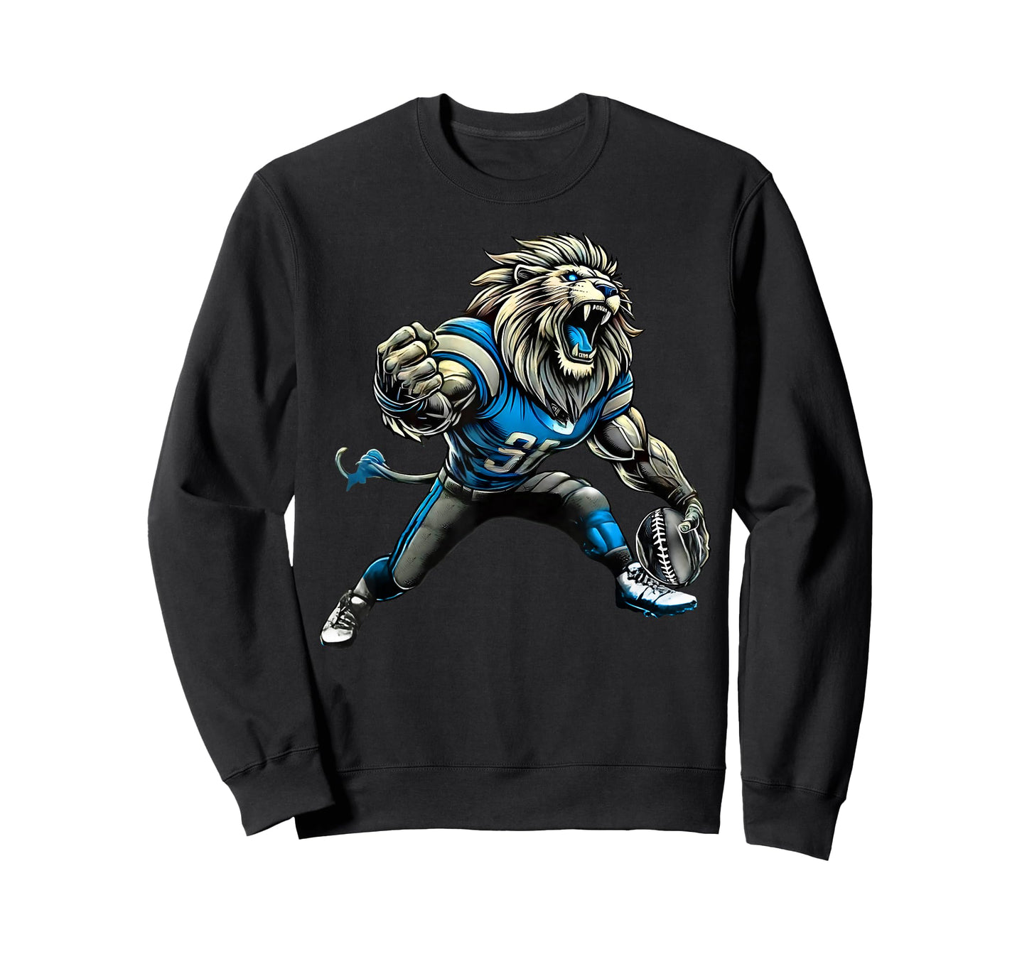 Lion Touchdown American Football Game Day Thanksgiving Cool T-Shirt