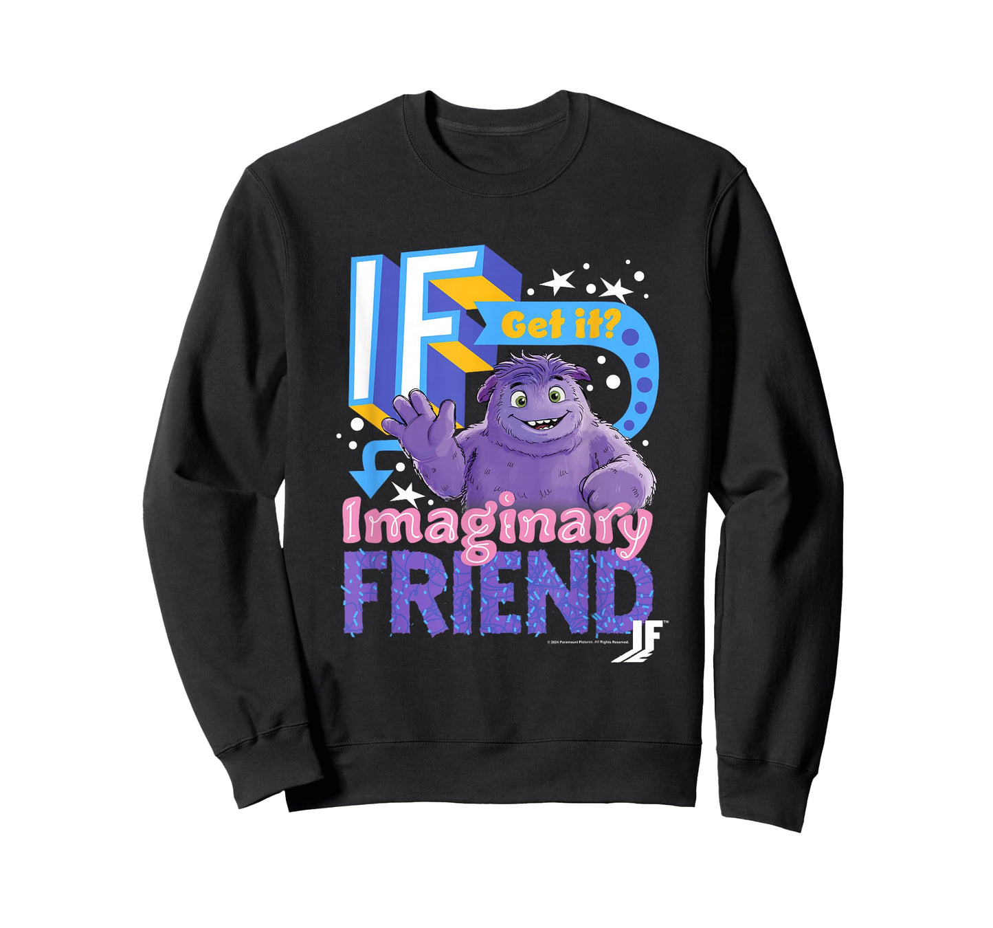 IF Movie Imaginary Friend Get It Jumble Collage Bright Logo T-Shirt