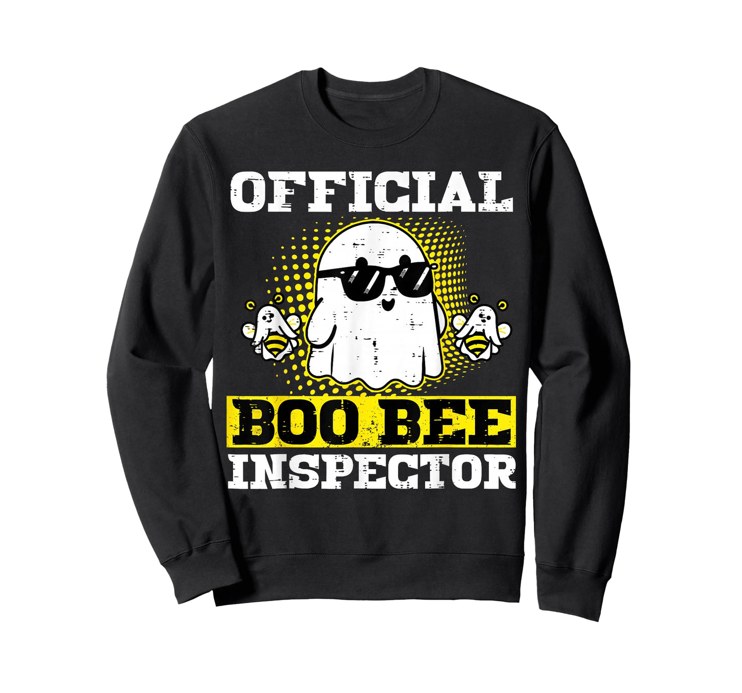 Halloween Boo Official Bee Inspector Funny Costume Men Women T-Shirt