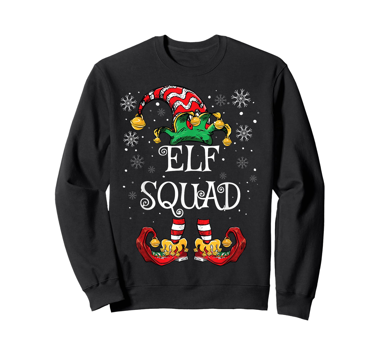 Elf Squad Christmas Family Matching Christmas T-Shirt