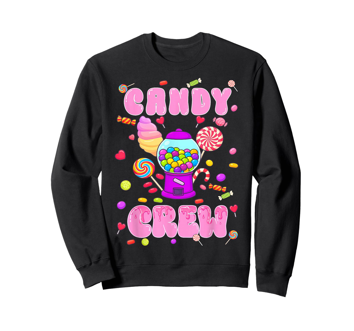 Candy Crew Candy Land Decorations Sweetie Candy Squad Kids T-Shirt