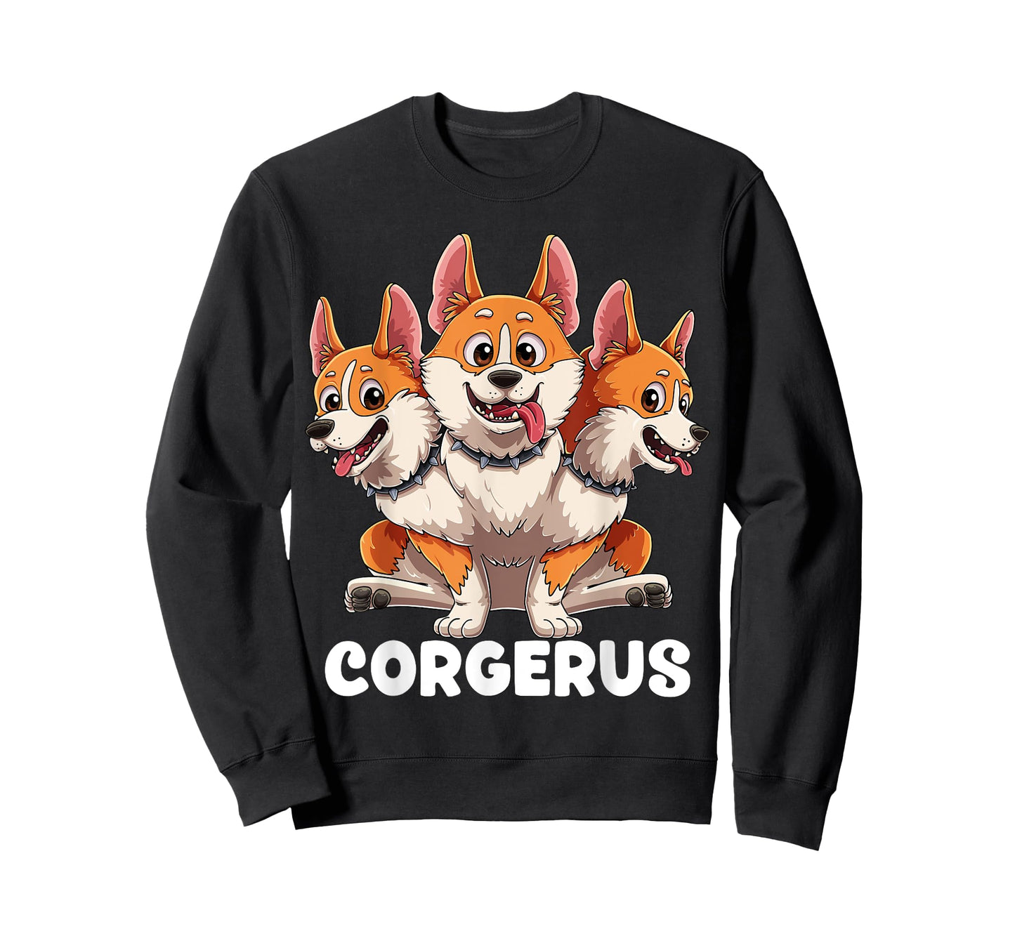 Corgerus Three Headed Corgi Dog Funny Greek Mythology T-Shirt for Men Women Kids