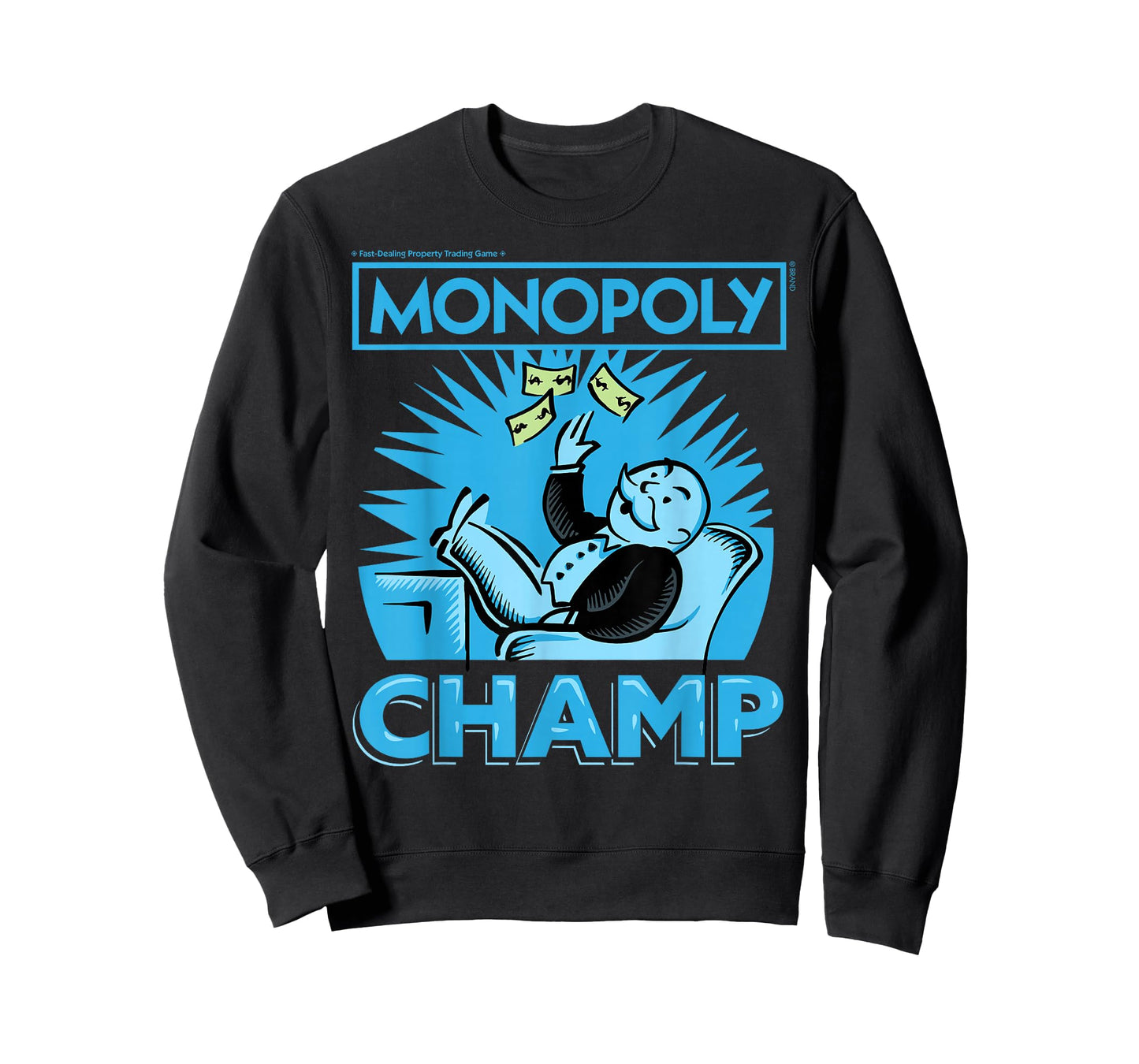 Monopoly Man Champ Money Toss Vintage Logo T-Shirt