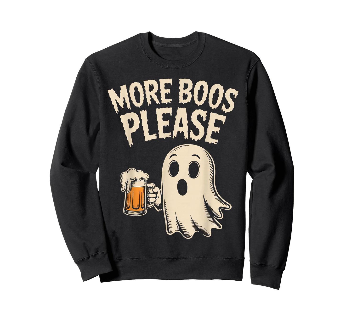 More Boos Please Ghost Beer Halloween T-Shirt