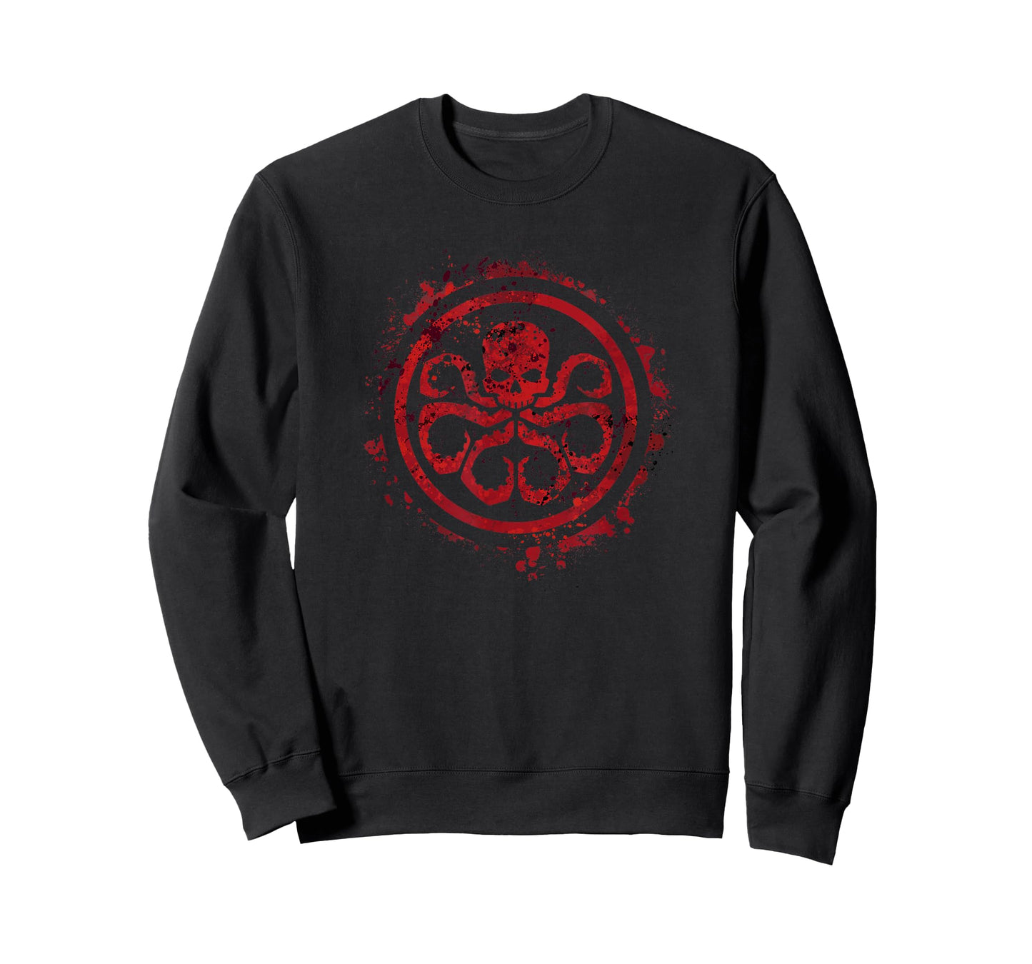 Marvel Hail Hydra Red Splatter Villain Logo T-Shirt
