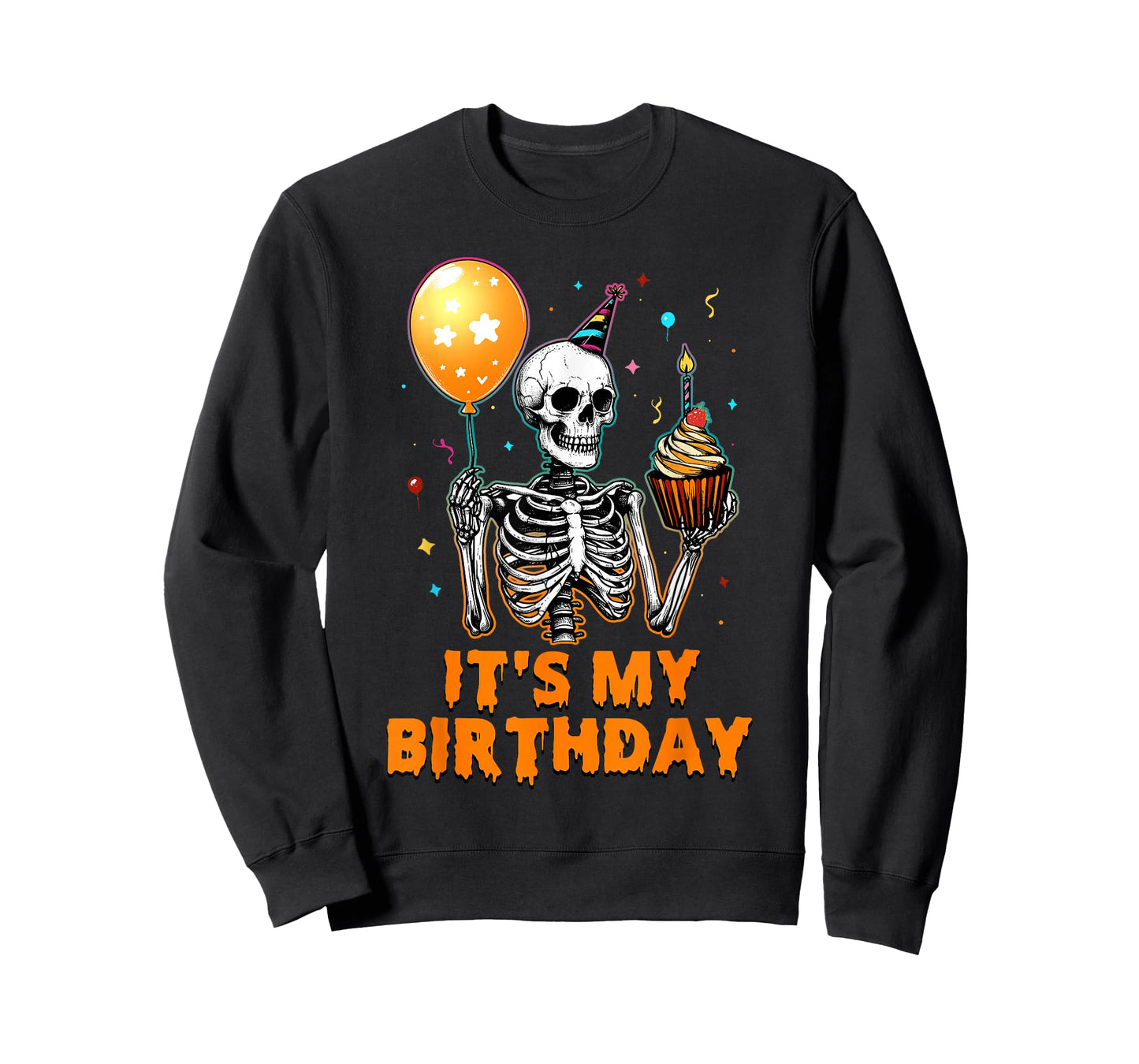 It's My Birthday Skeleton Happy Birthday Halloween T-Shirt