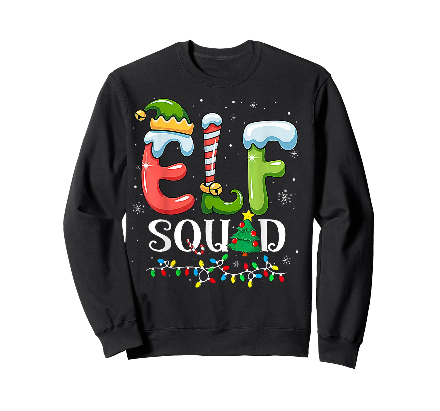 Elf Squad Christmas Family Matching Pajamas Elf Boys Kid Men T-Shirt