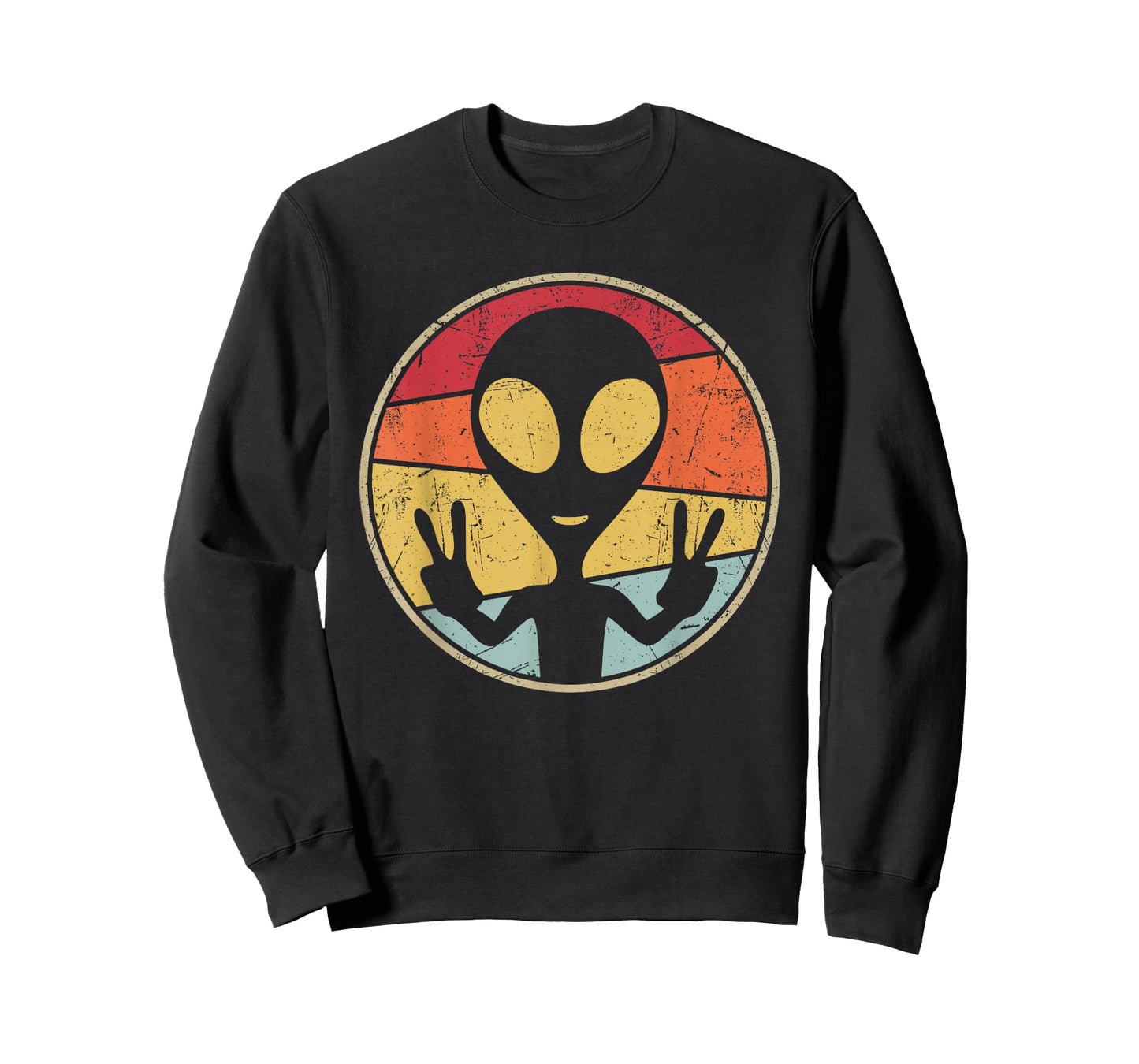 UFO Lover Funny Retro 80's Style Vintage Alien Space Gift T-Shirt