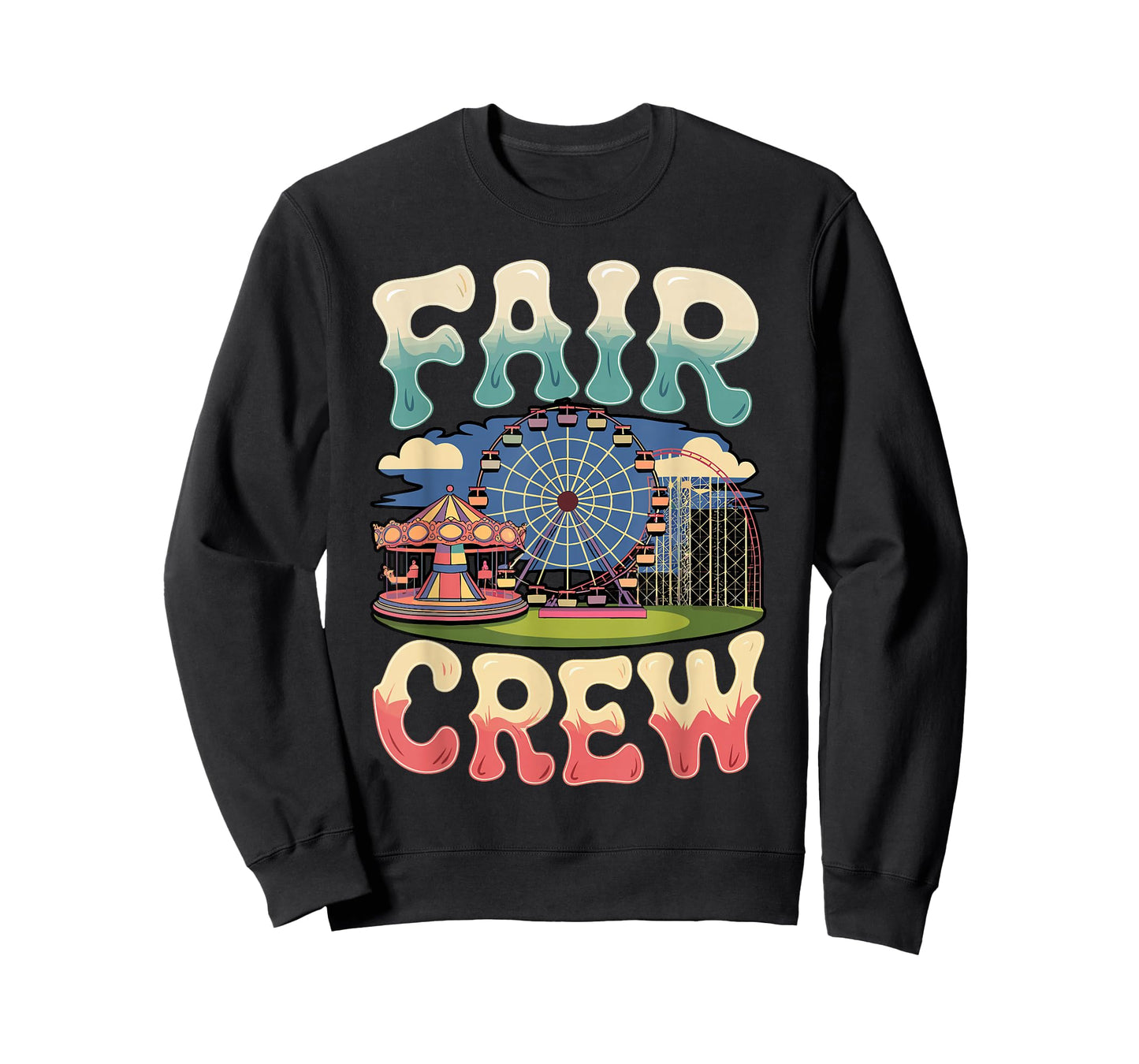 Fair Crew Carousel Rides Country Fair Carnival Fair T-Shirt