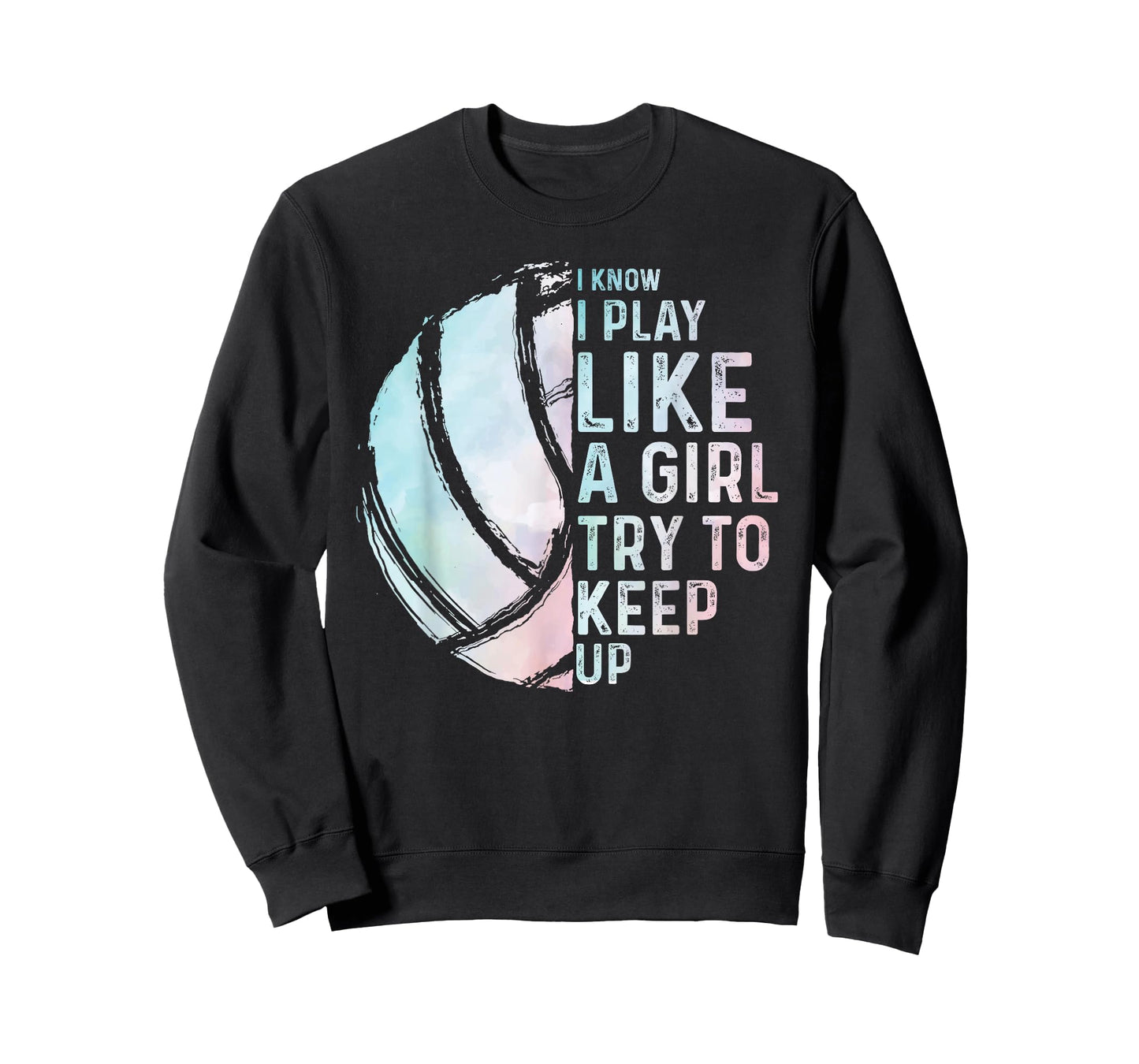 Funny Volleyball Design Girls Women Youth Teen Sports Lovers T-Shirt