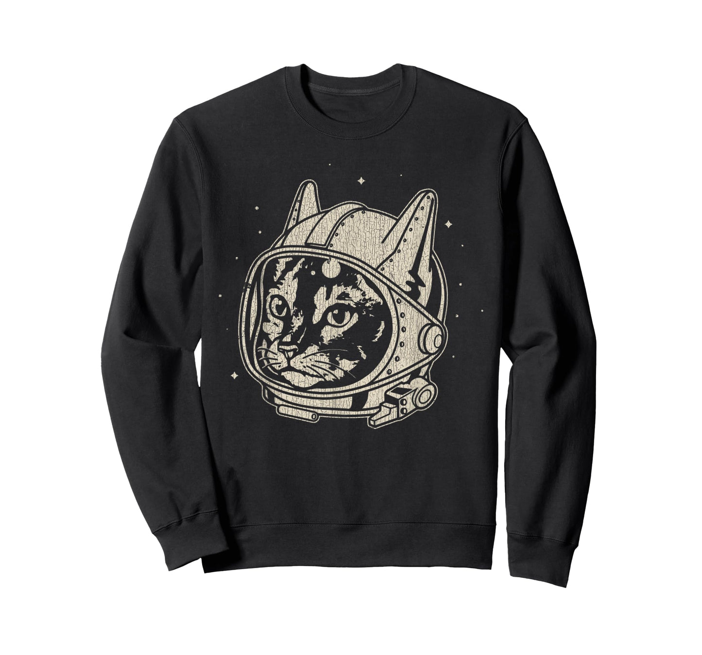 Vintage Astronaut Cute Cat Cat Lover T-Shirt