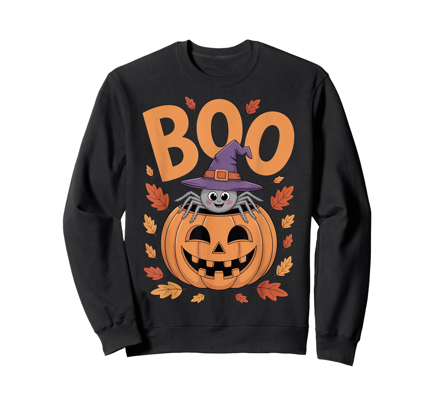 Spider Costume on Pumpkin Halloween Spider T-Shirt