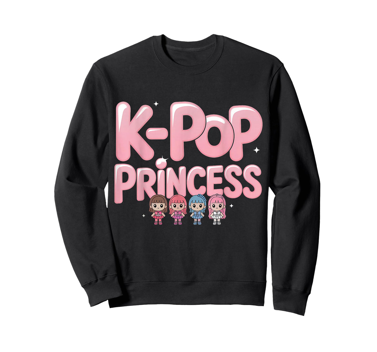 K-Pop Princess Cute Cartoon Style Fans T-Shirt