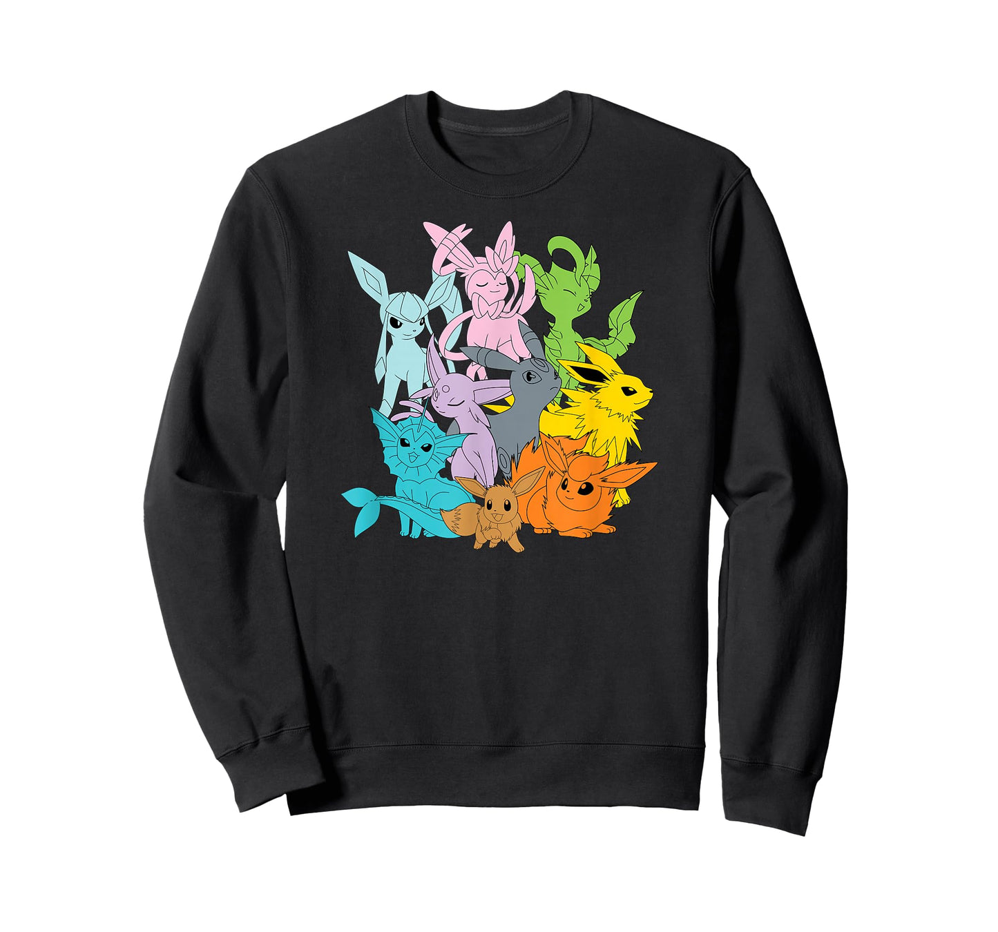 Pokémon - Eevolutions Solid Color T-Shirt