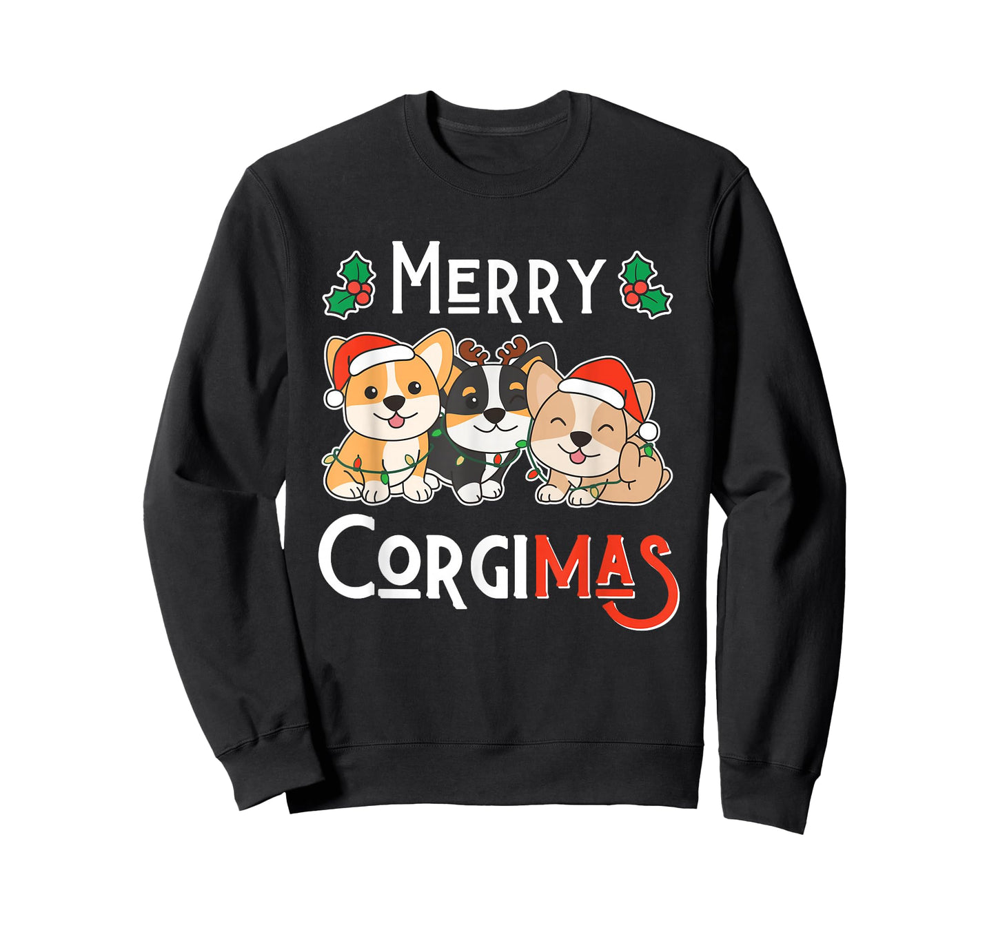 Merry Corgimas Pun Corgi Christmas T-Shirt