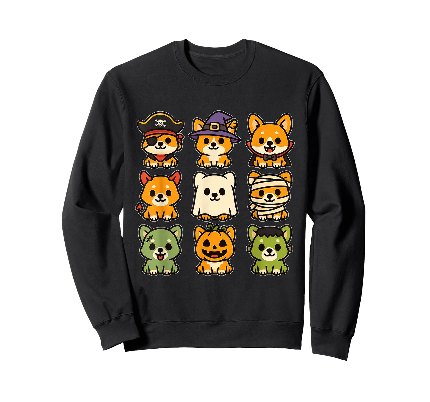Halloween Corgi Costumes Trick Or Treat Outfit Welsh Corgi T-Shirt