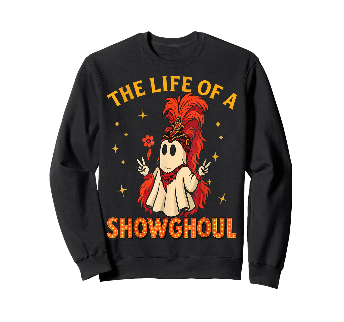 Halloween The Life of a Showghoul Funny Ghost Girl T-Shirt