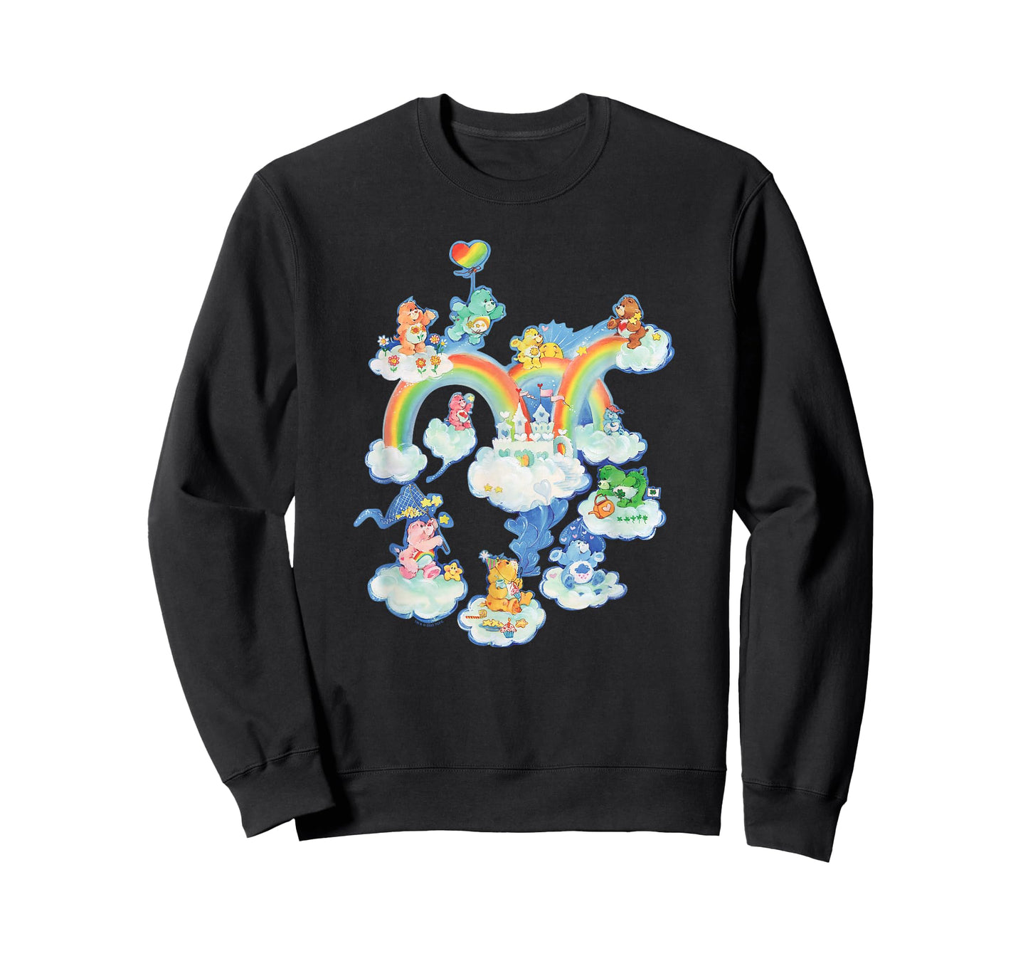 Care Bears Kingdom of Caring Vintage Rainbow City Group Shot T-Shirt