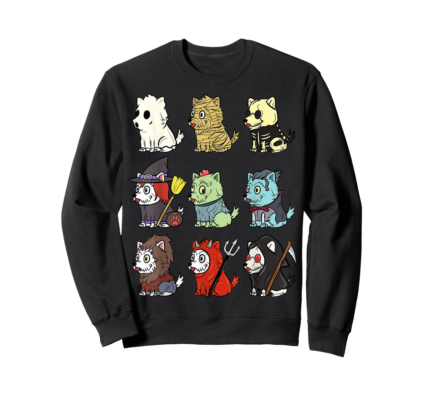 Westie Scary Costumes Halloween T-Shirt Funny Dog Shirt