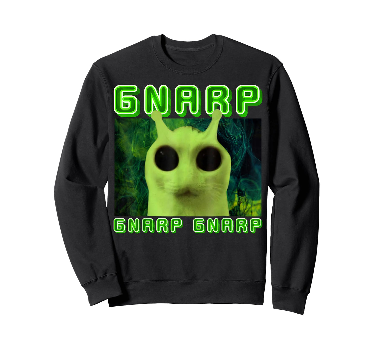 Gnarp Gnarp Cat Silly Alien Meme Cat Meme Brainrot Memes Men T-Shirt