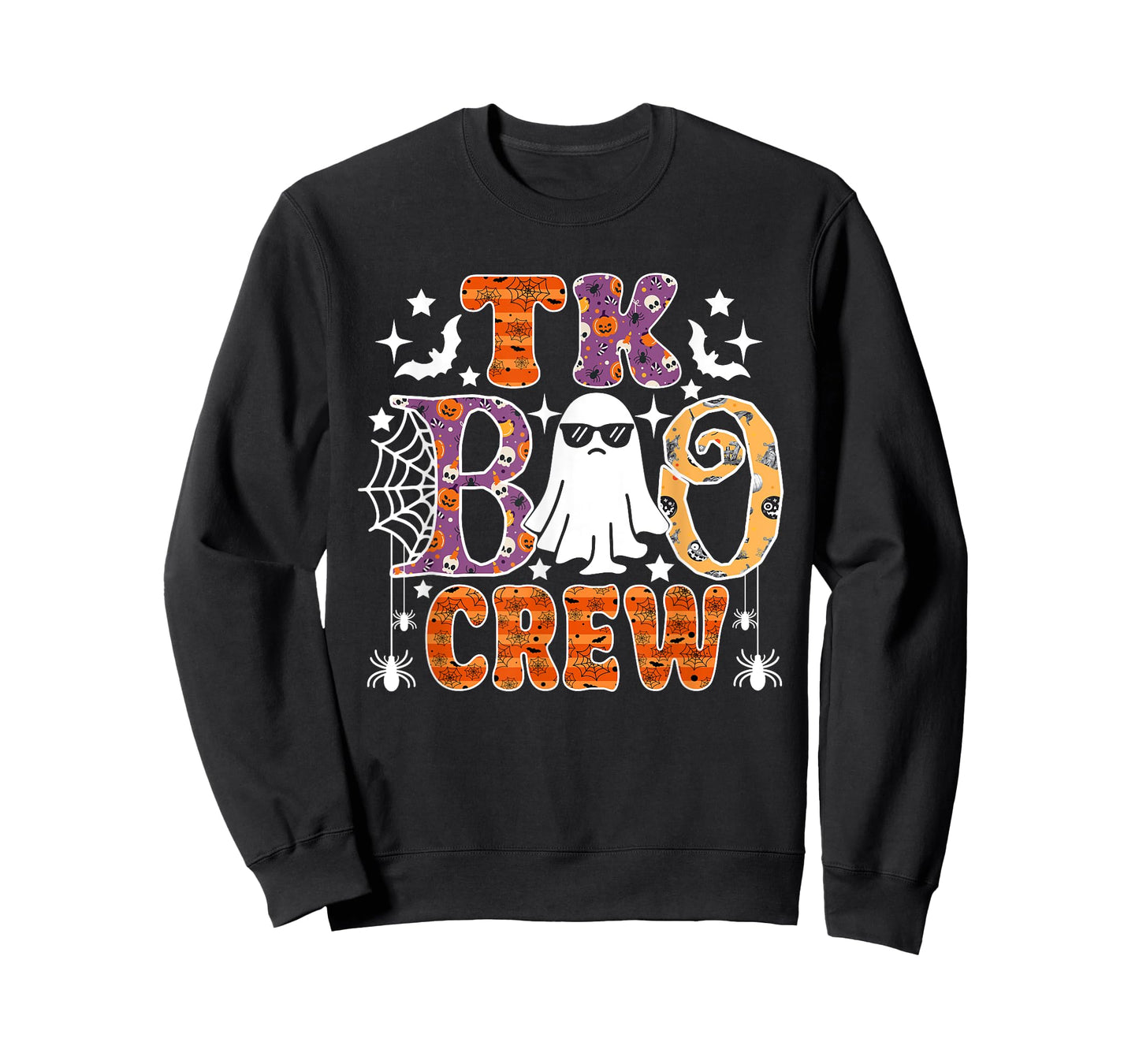 TK Boo Crew Funny Ghost Halloween Teachers Students T-Shirt