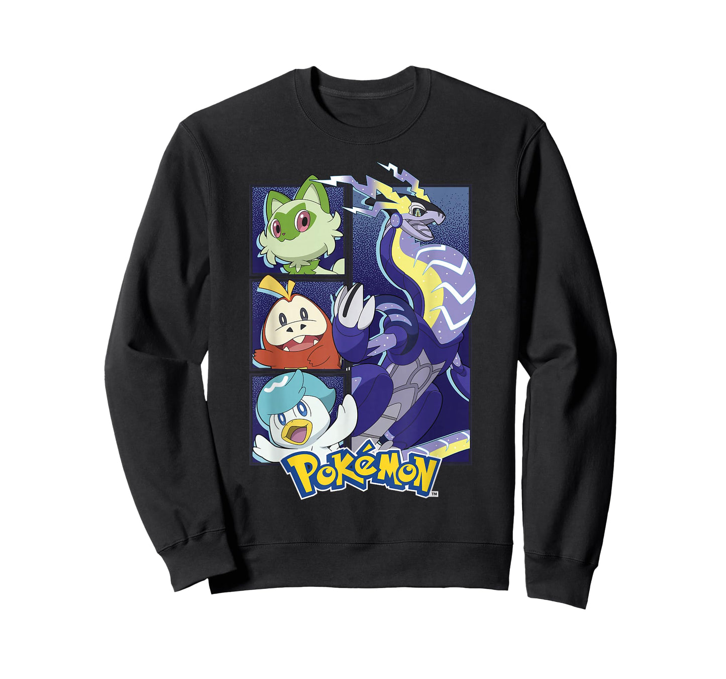 Pokémon Miraidon & Paldea Starters Boxed Up Portraits T-Shirt