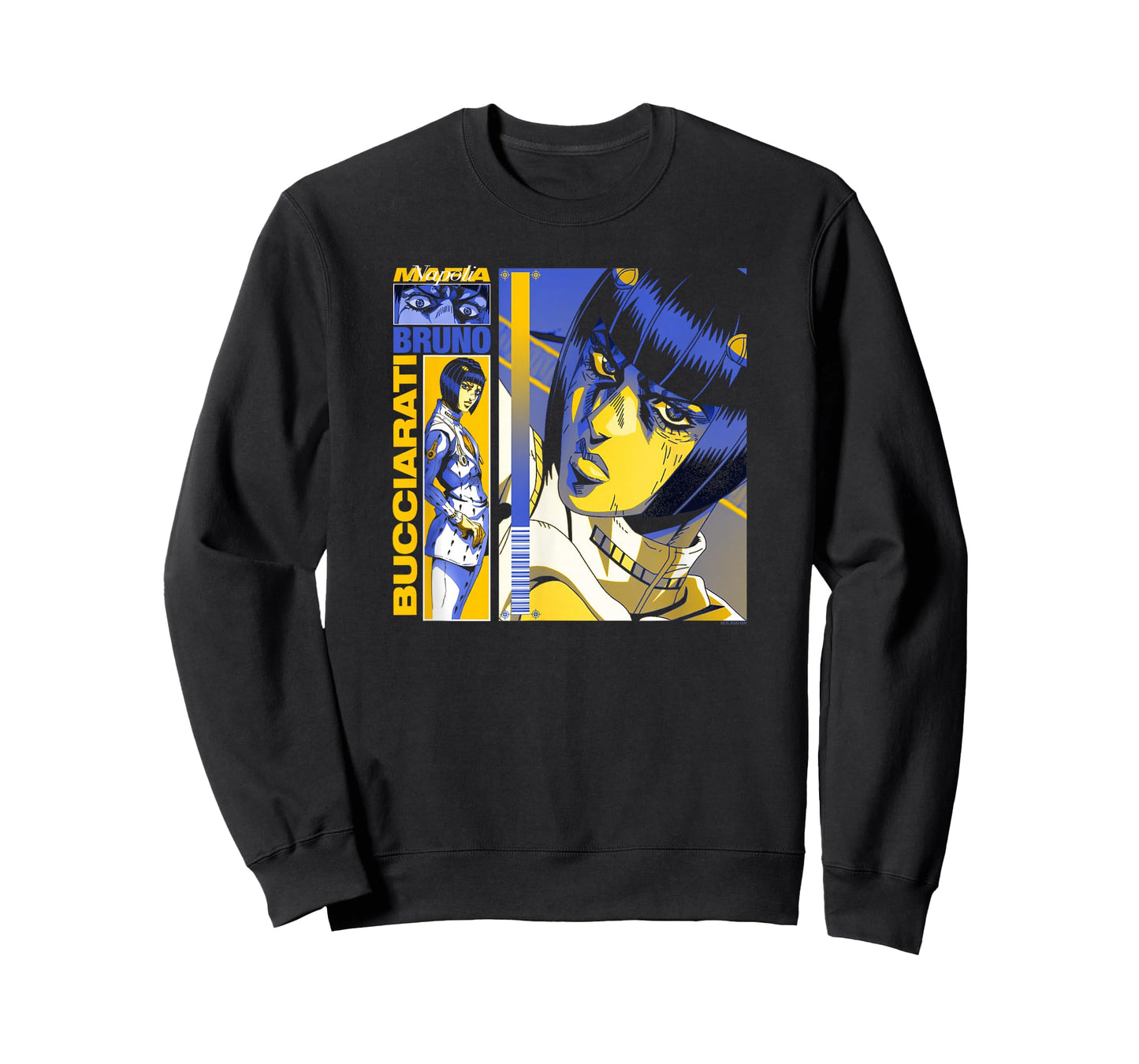 JoJo's Bizarre Adventure Bucciarati Gold and Purple Anime T-Shirt