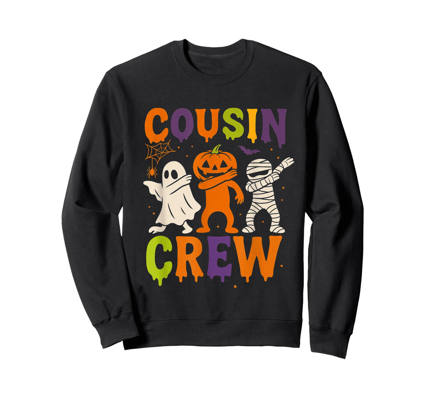 Halloween Cousin Crew 2025 Kids Matching Cousins Spooky T-Shirt