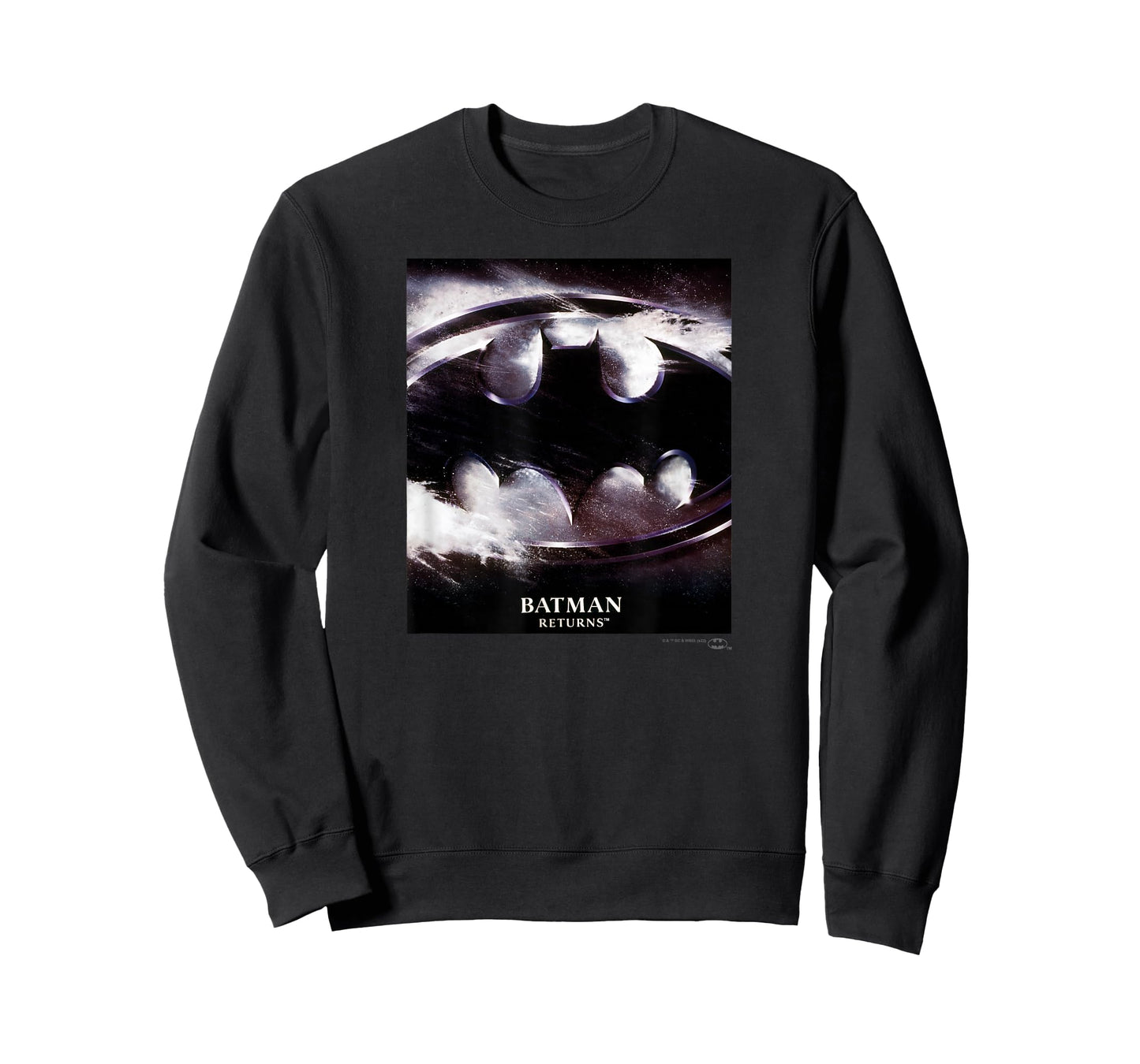 Batman Returns Snow Icon Poster T-Shirt