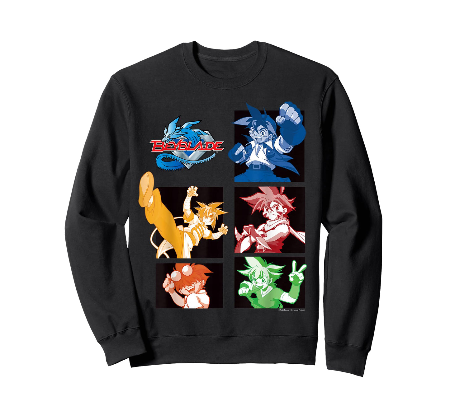Beyblade GENERATON 1 BLADEBREAKERS Mono Dark T-Shirt