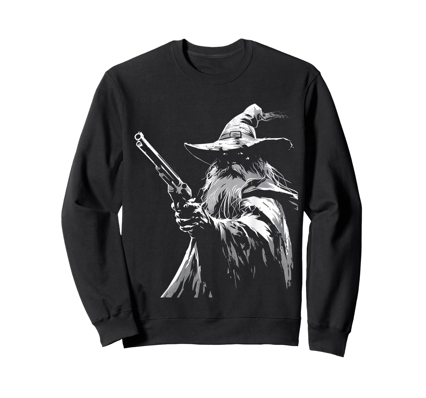Wizard with a Gun / Pistol #3: Post-Apocalyptic SiFi Fantasy T-Shirt
