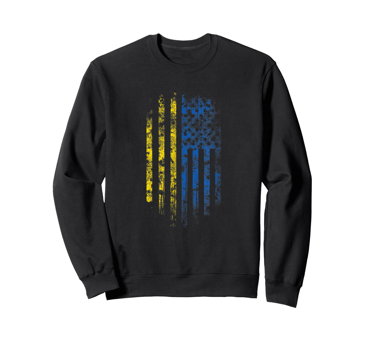 Ukrainian American Flag - Ukraine and USA Pride T-Shirt for Women Kids Men