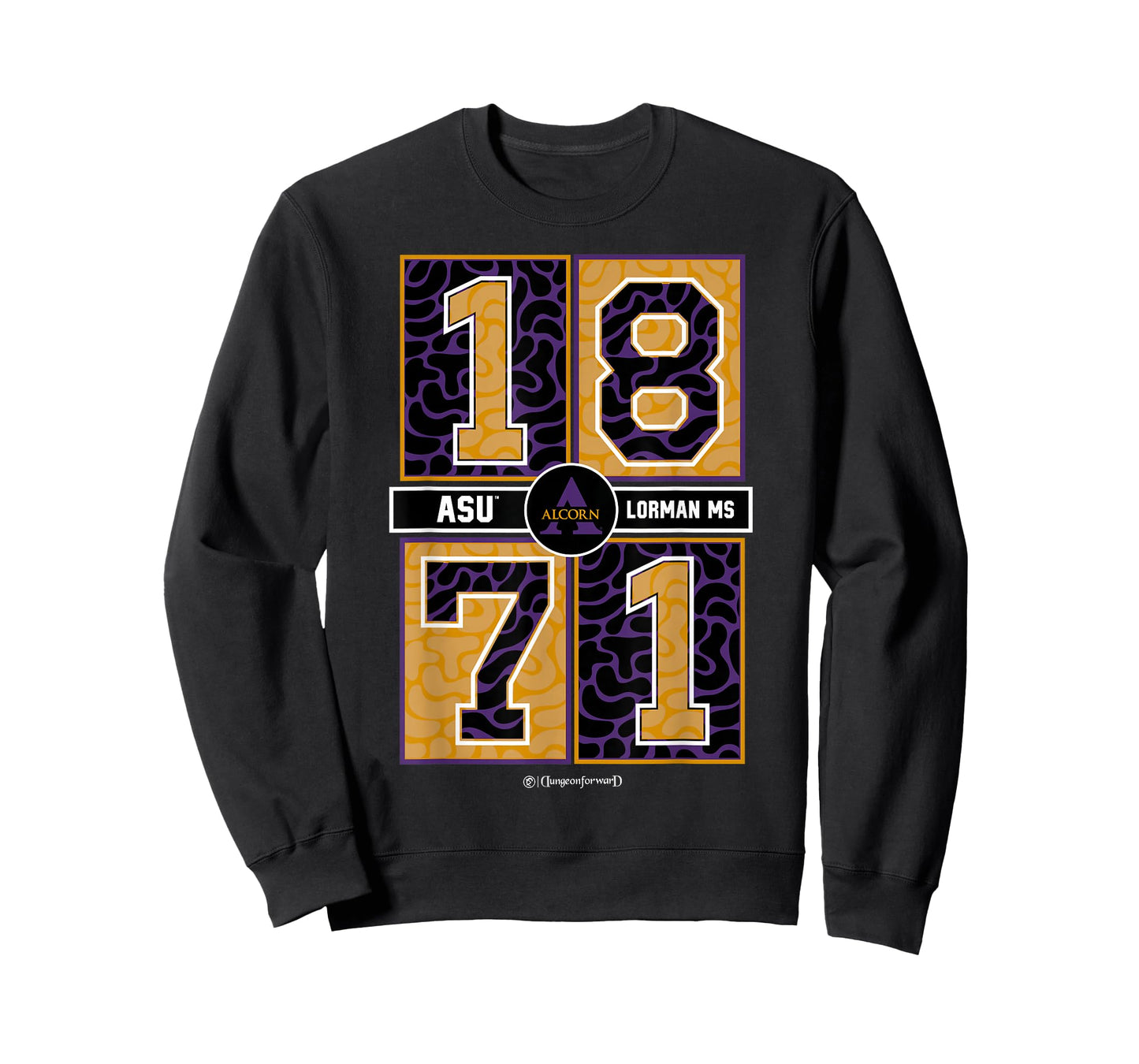 Alcorn State University - ASU Braves HBCU Concrete Date T-Shirt