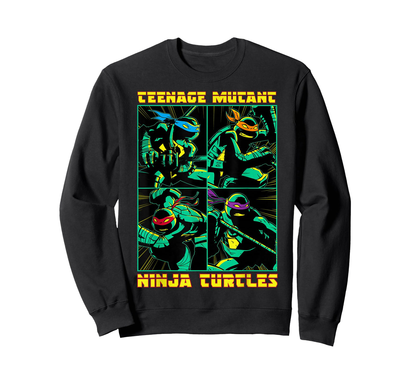 Teenage Mutant Ninja Turtles Action Panel T-Shirt T-Shirt