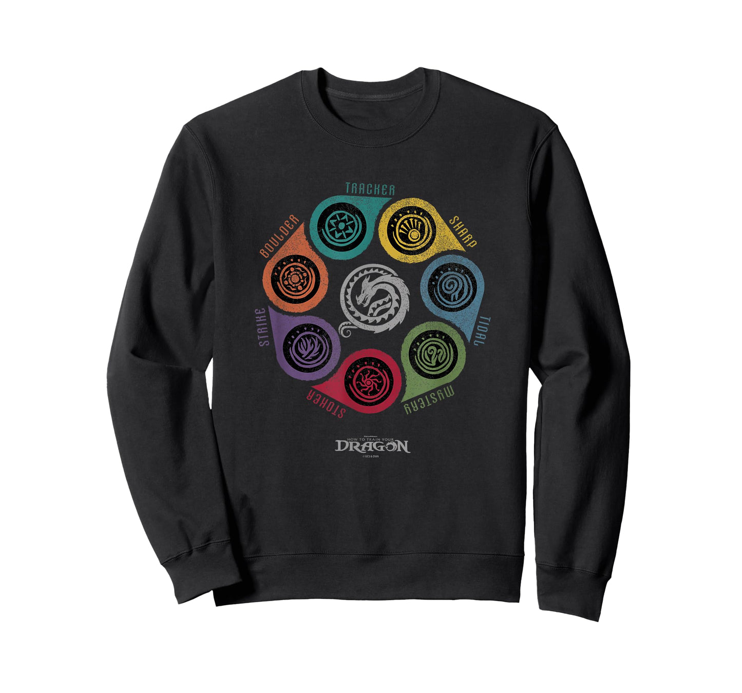DreamWorks Dragons Dragon Class Color Wheel T-Shirt