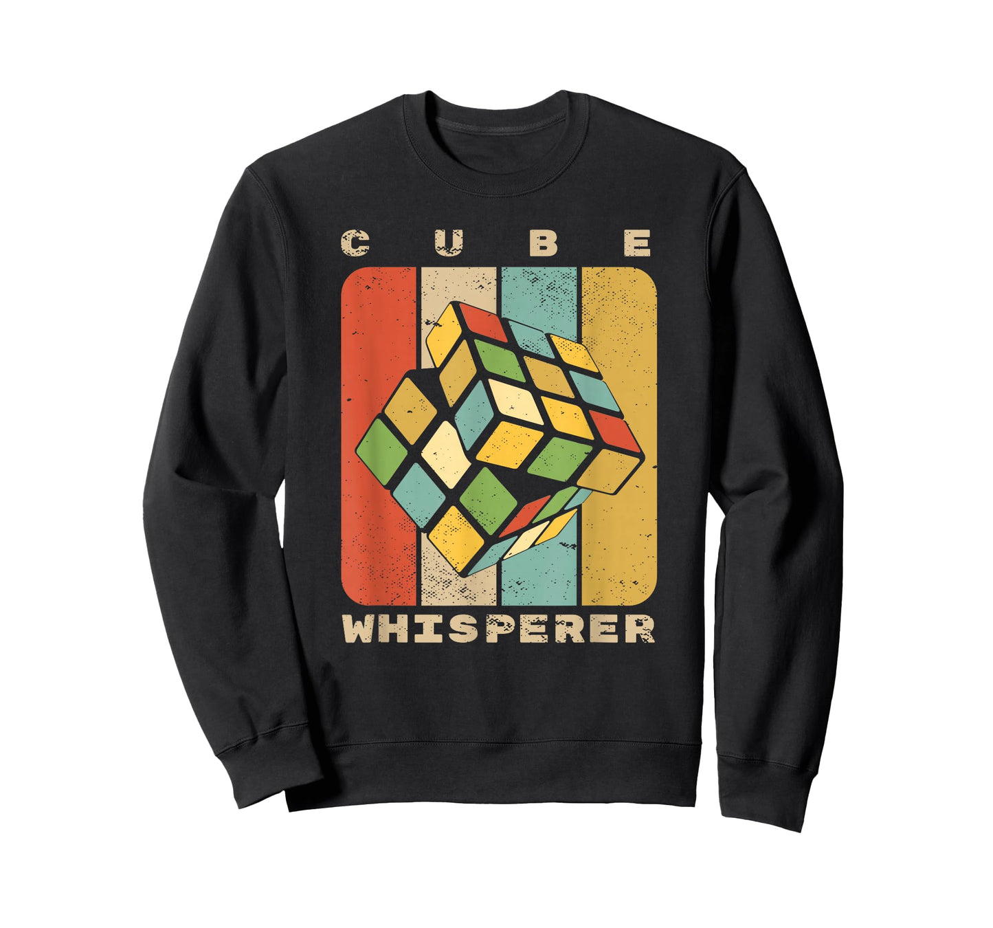 Puzzle Cube Whisperer Vintage Speed Cubing Youth Math T-Shirt