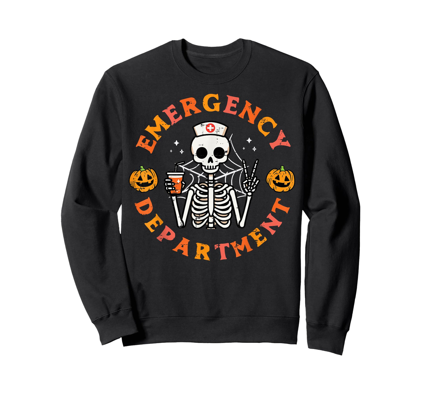 Emergency Department Funny Halloween ER Nurse Women Men T-Shirt