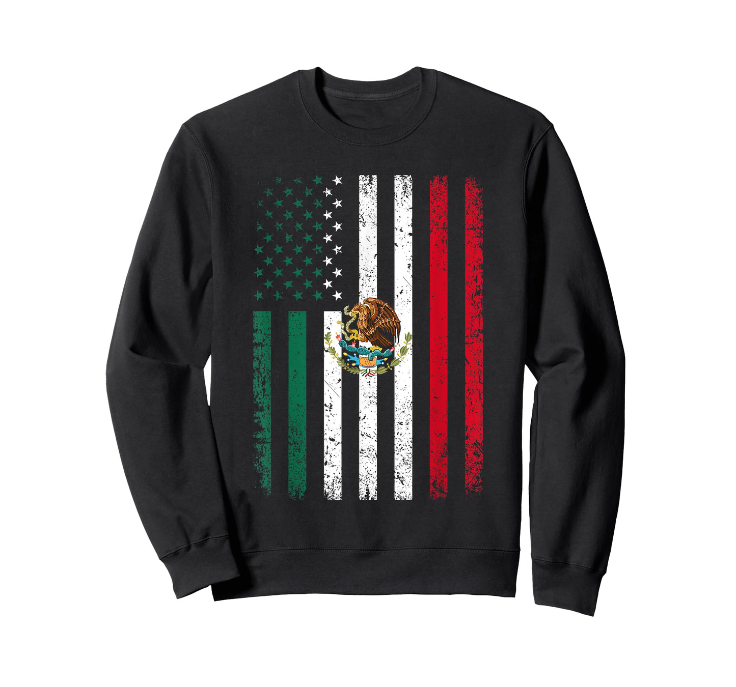Mexico USA Flag Shirt 4th of July American Mexican Flag T-Shirt