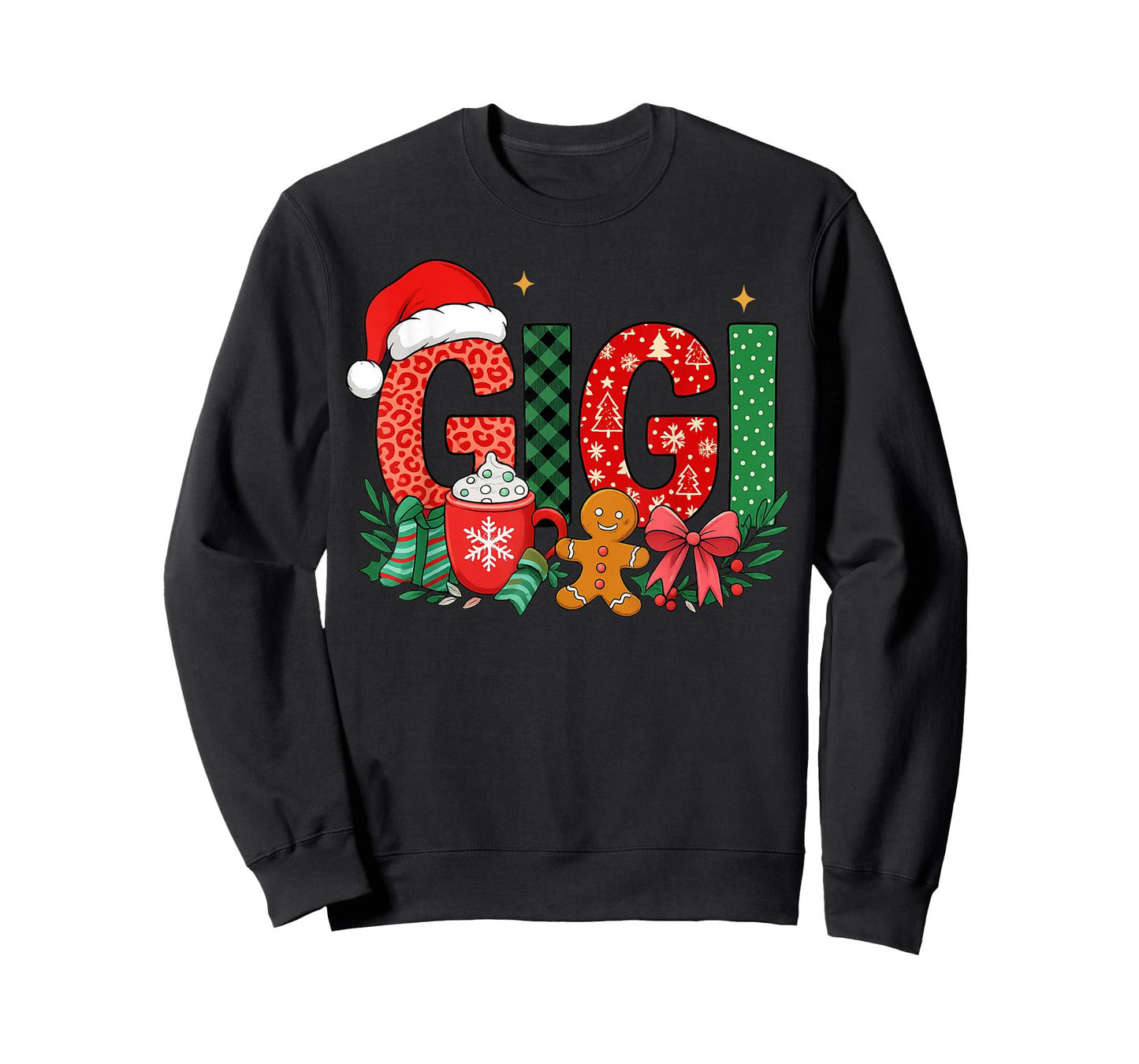 Gigi Christmas Hot Cocoa Gingerbread Holiday Grandma T-Shirt